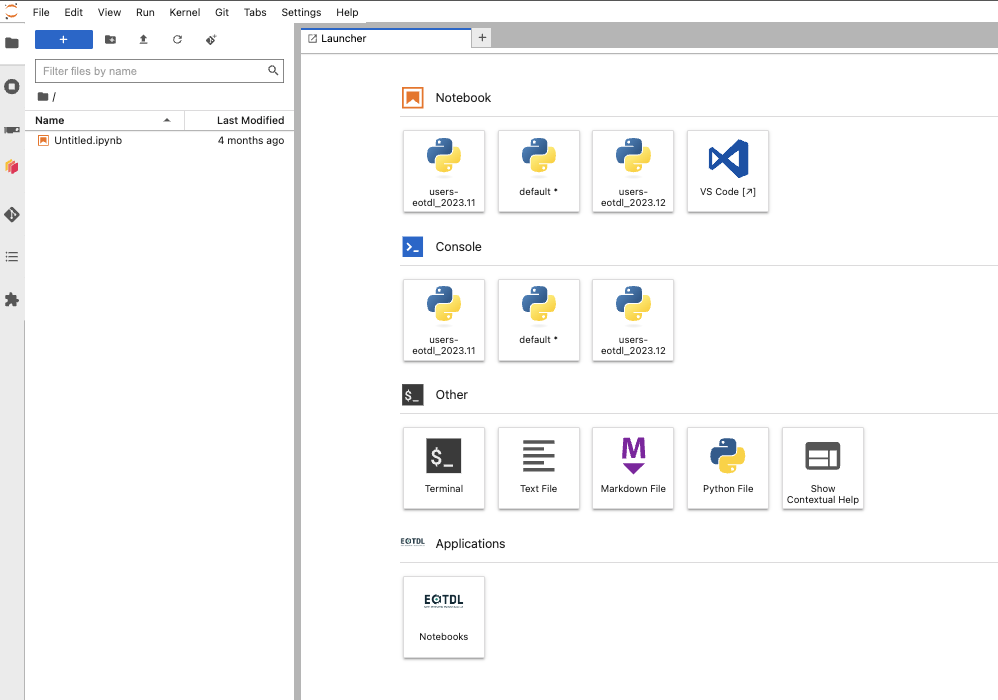 EOx Cloud Workspace